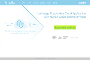 Nuiku home page redesign idea